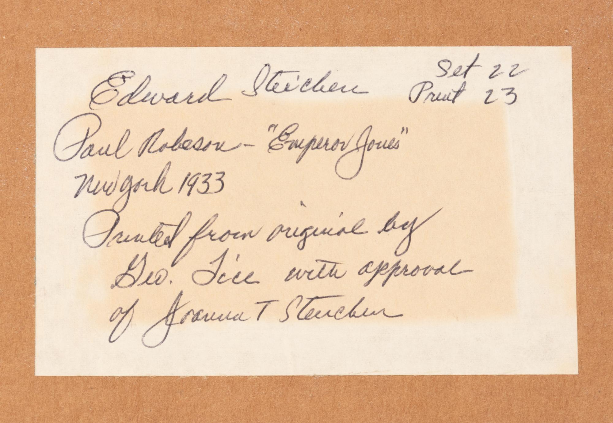 Paul Robeson as 'Emperor Jones'
