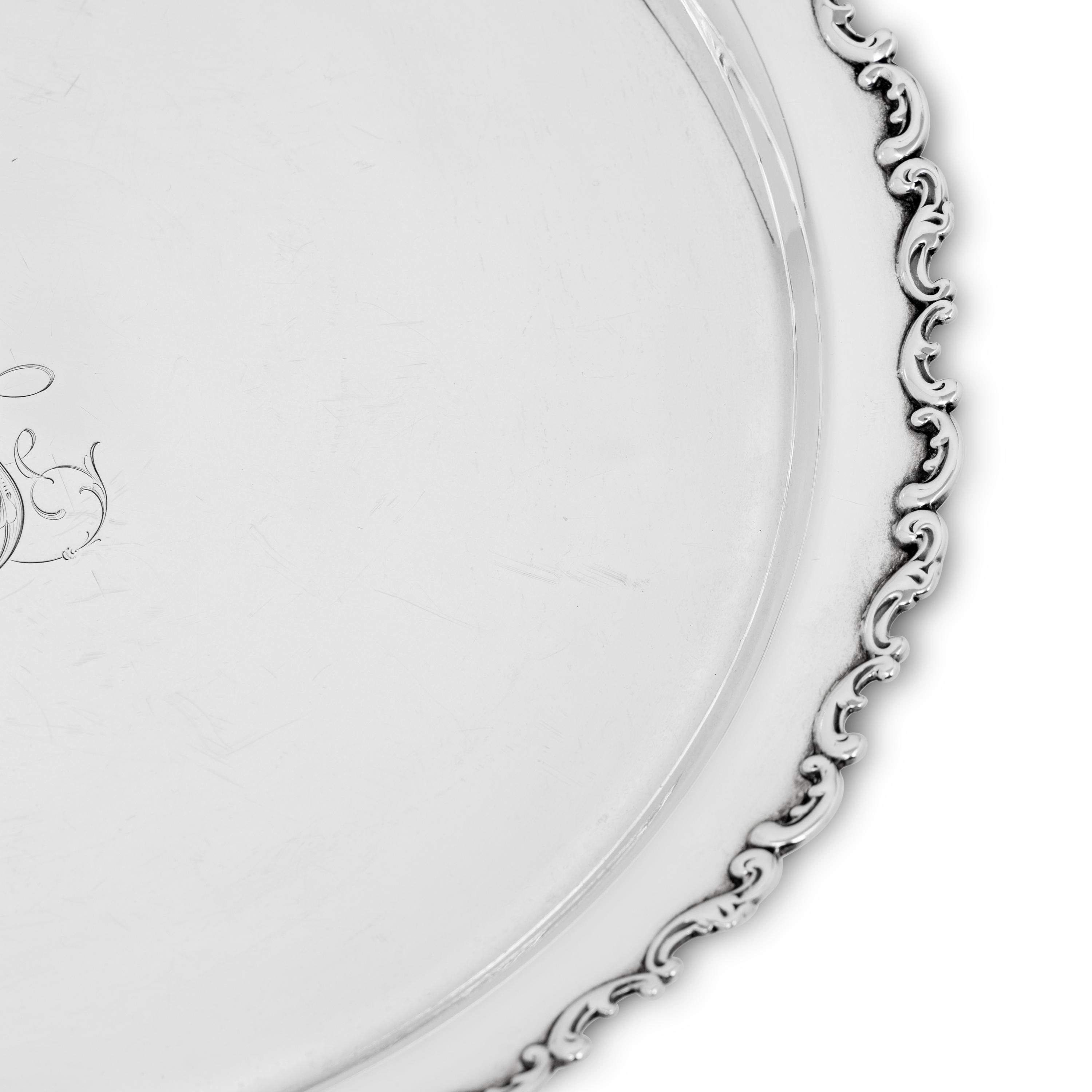 An American Silver Serving Tray