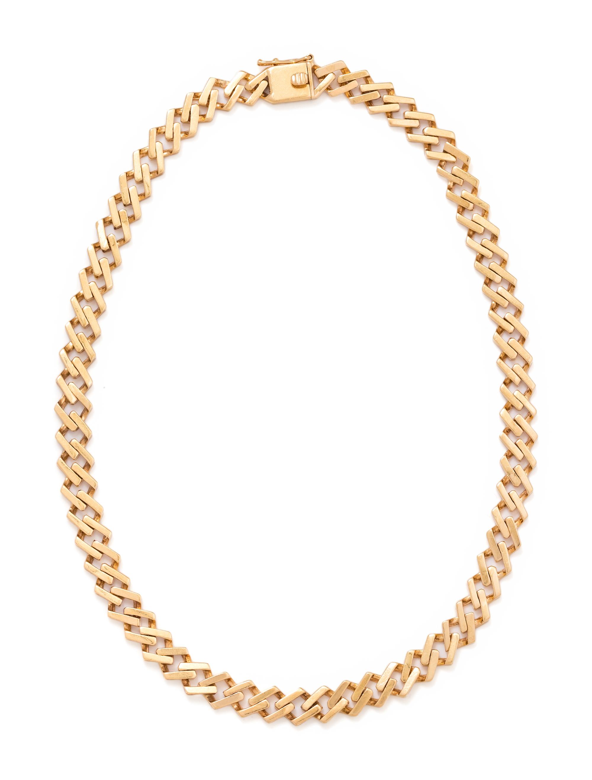 YELLOW GOLD NECKLACE