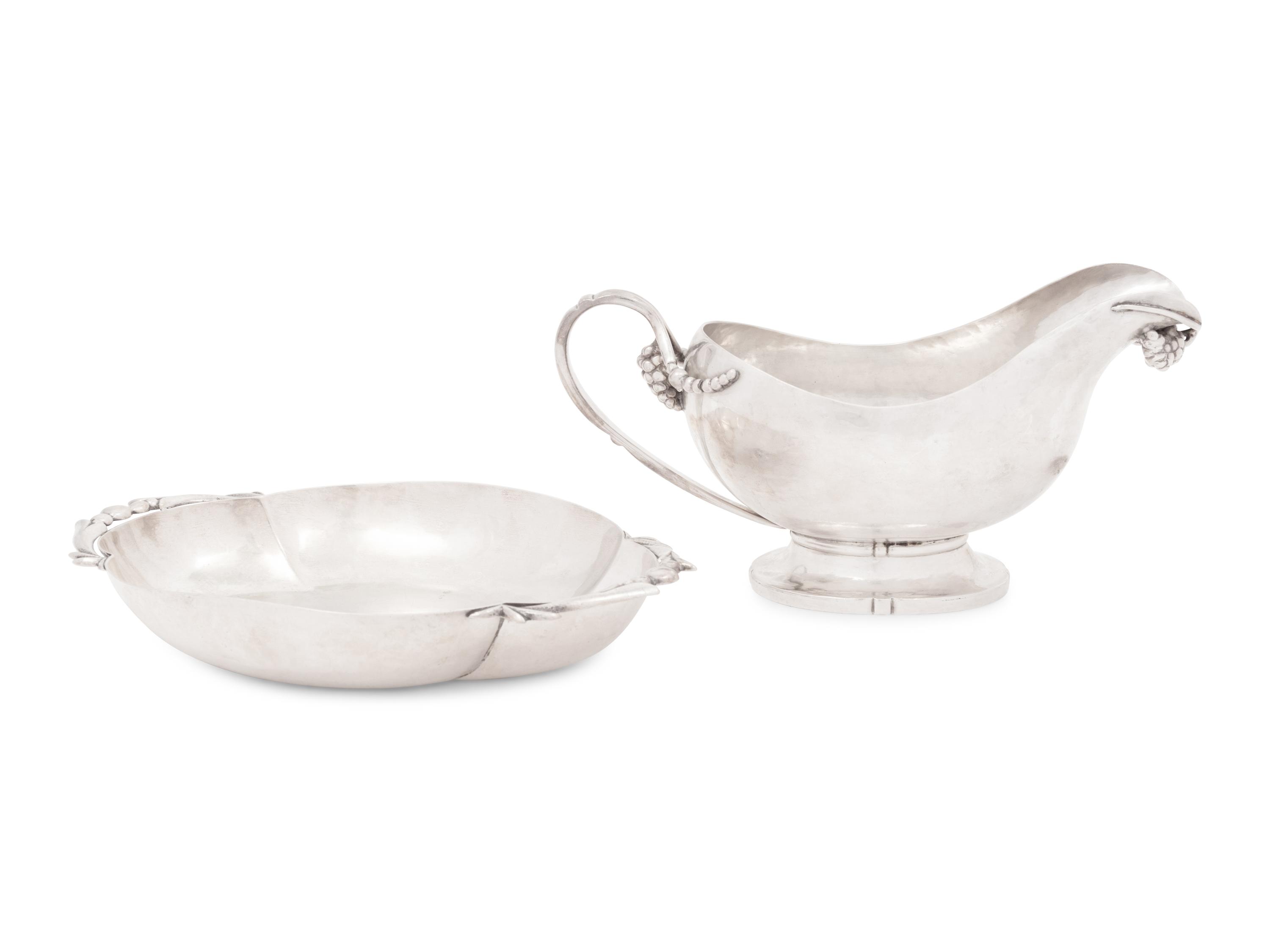 Two American Silver Table Articles