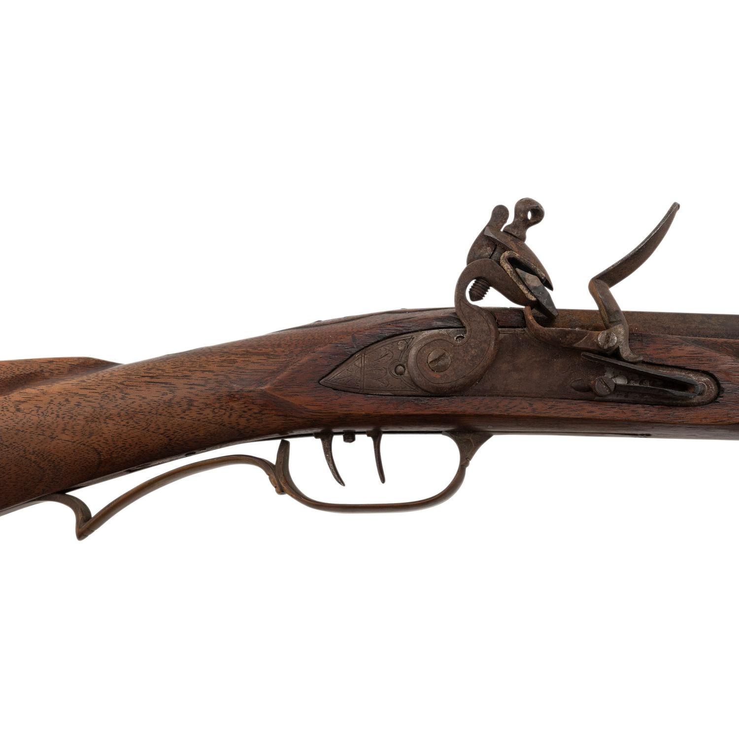 Early 19th Century Fullstock Flintlock Rifle Attributed to "G. Beighey"