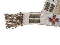 Sioux Beaded Hide Saddle Blanket