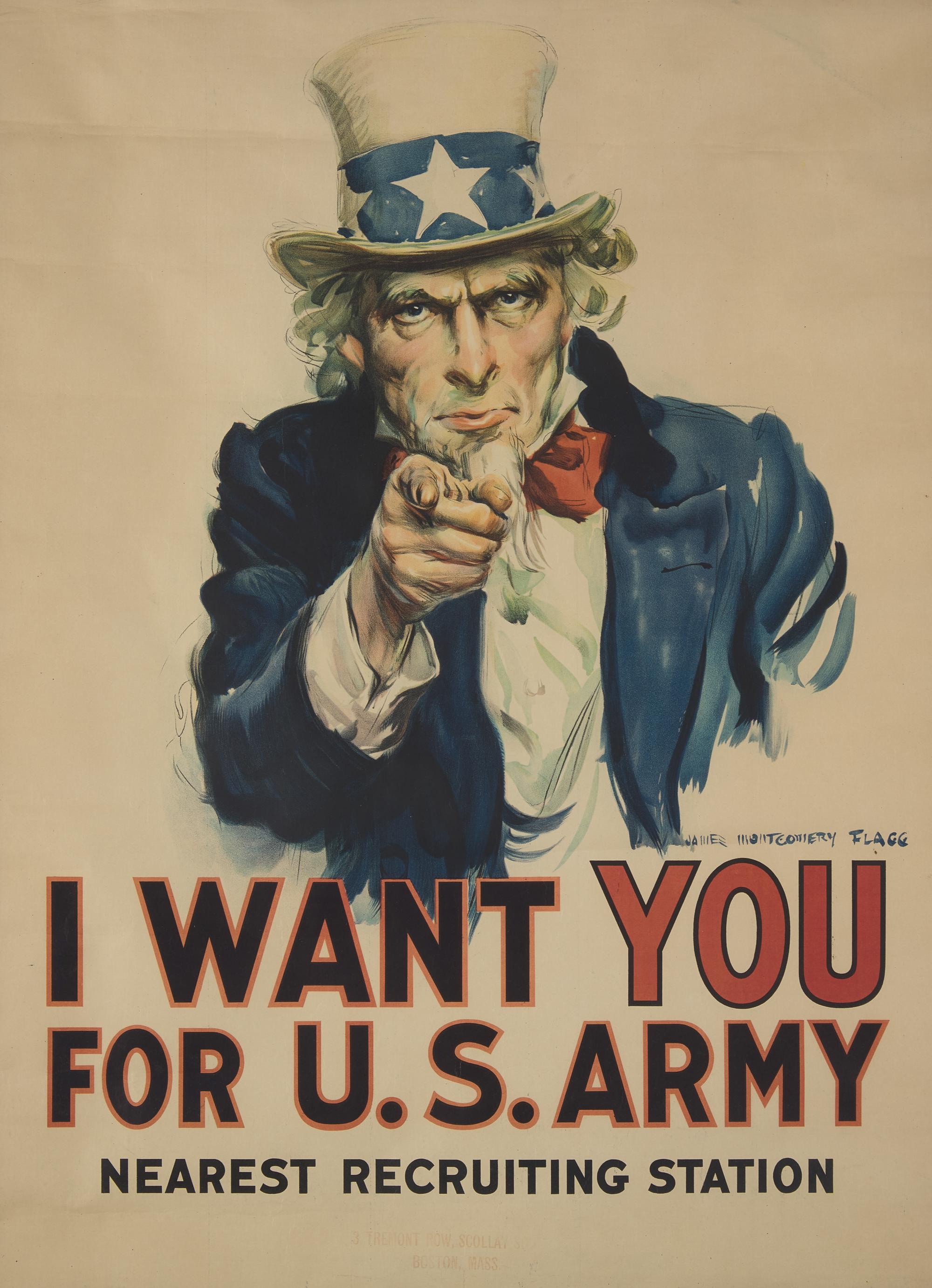 [Americana] Flagg, James Montgomery. I Want You For U.S. Army