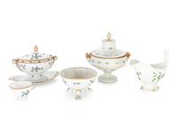 A French Porcelain Partial Dinner Service