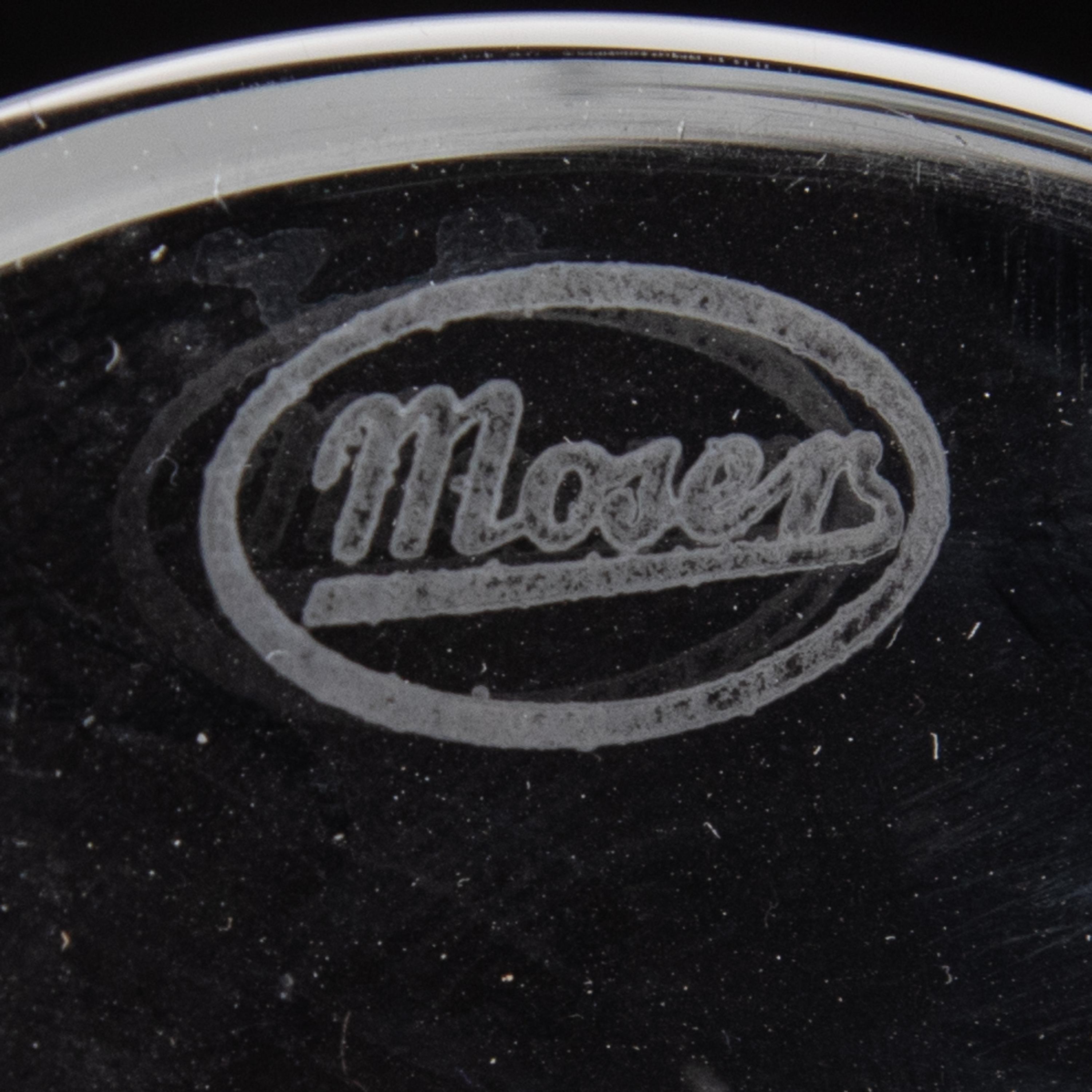 A Moser Gilt Decorated Cut-Glass Stemware Service