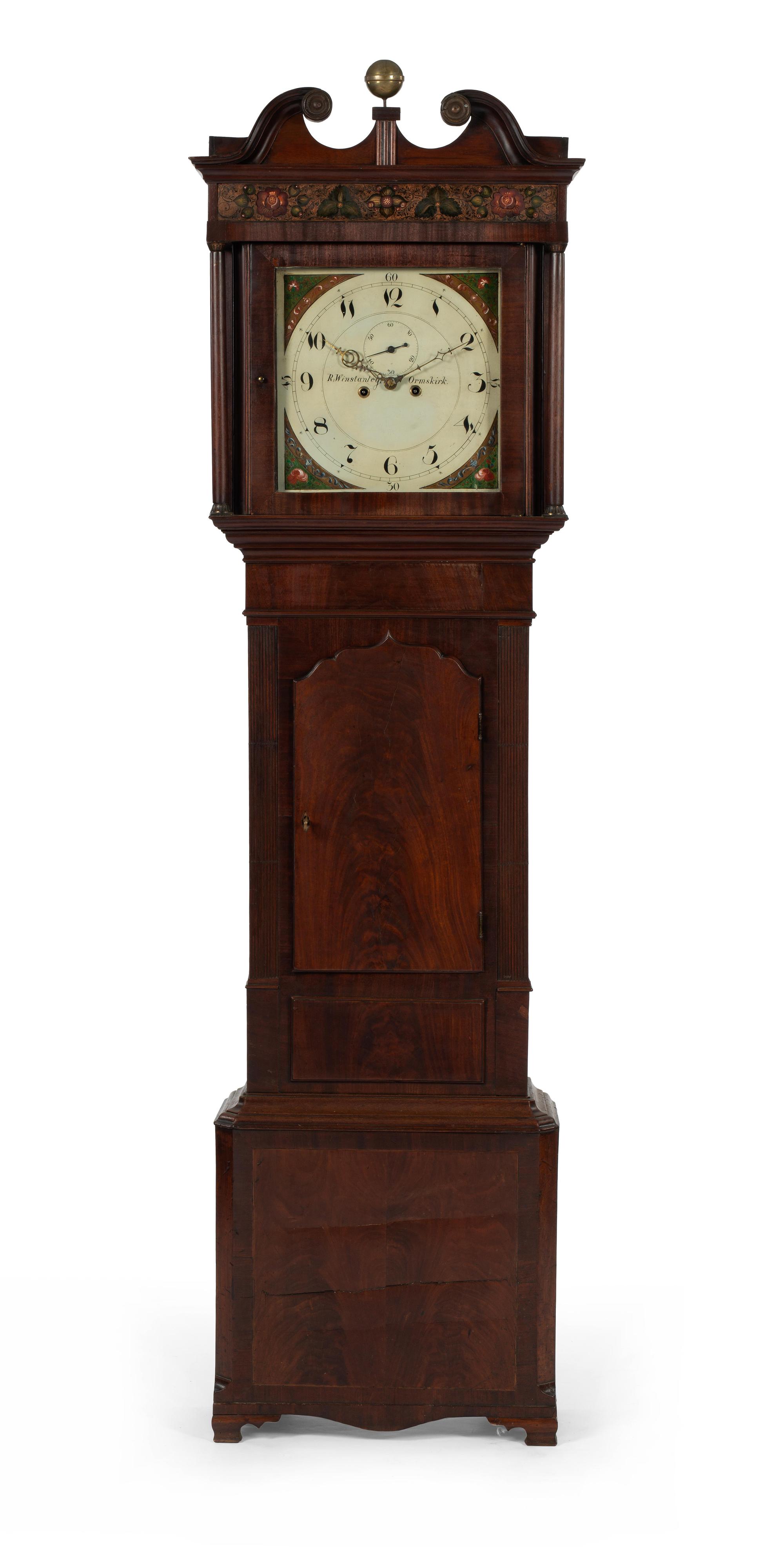 A George III Mahogany Tall Case Clock