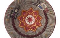 Basketry Tray, with Rainbow Guardian
