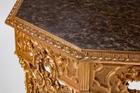 An Italian Neoclassical Style Giltwood Octagonal Center Table — 19TH CENTURY