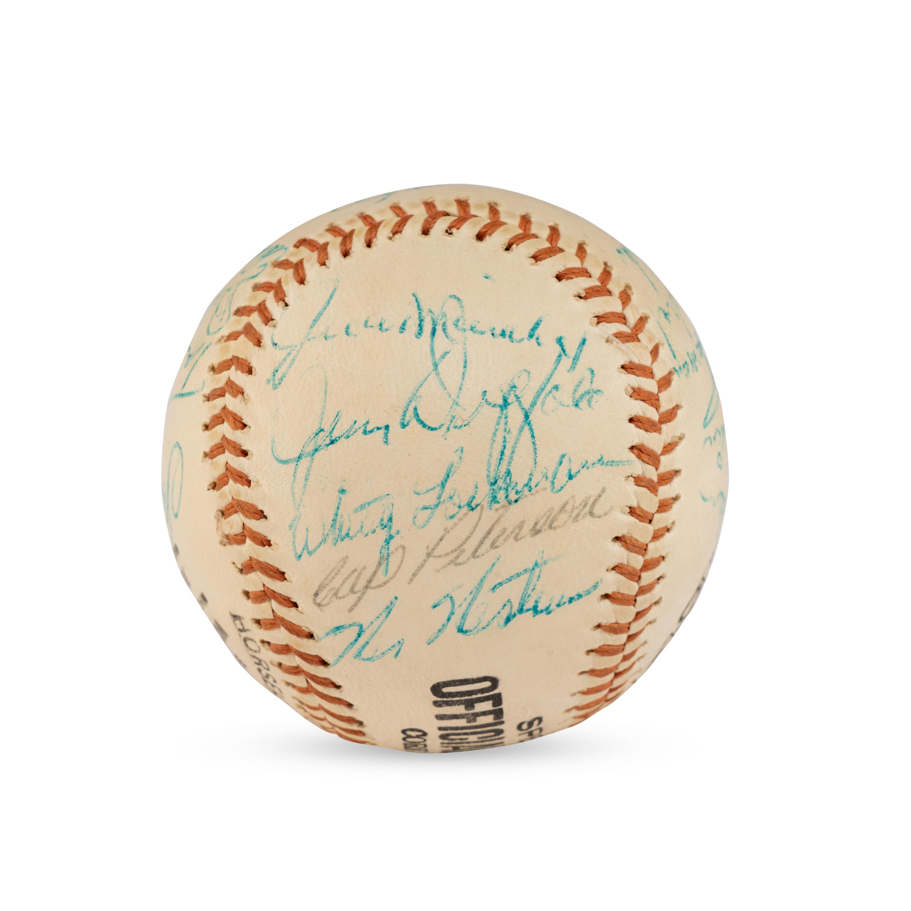 A 1963 San Francisco Giants Team Signed Autograph Baseball (Beckett Authentication Services)