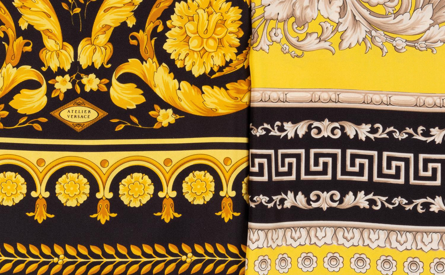 Collection of Eight Designer Scarves and One Bag, 1980-2000s