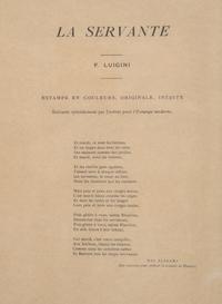 La Servante (from L'Estampe Moderne )