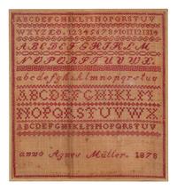 Seven Needlework Embroidered Schoolgirl's Samplers