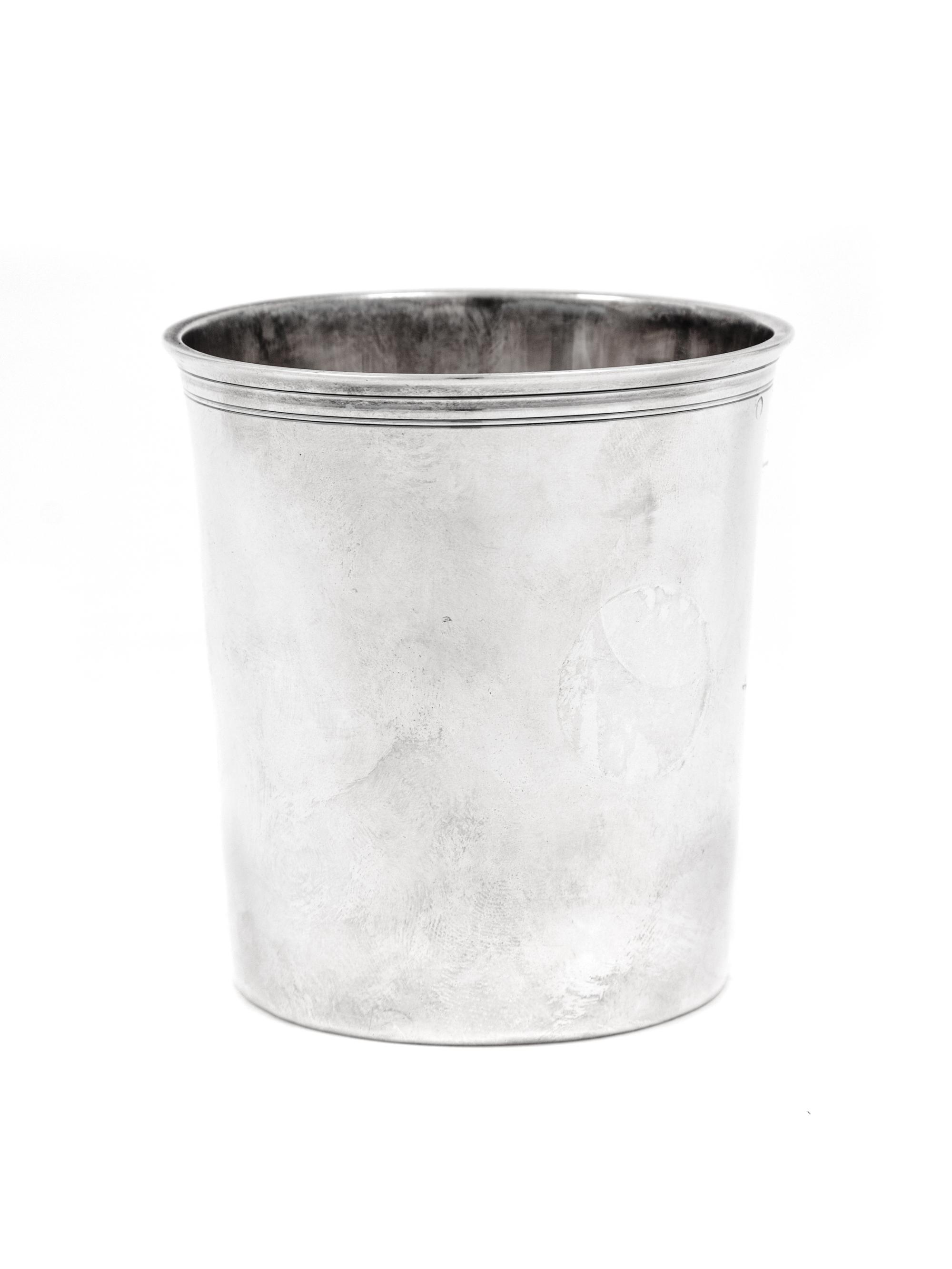 A French Empire Silver Beaker