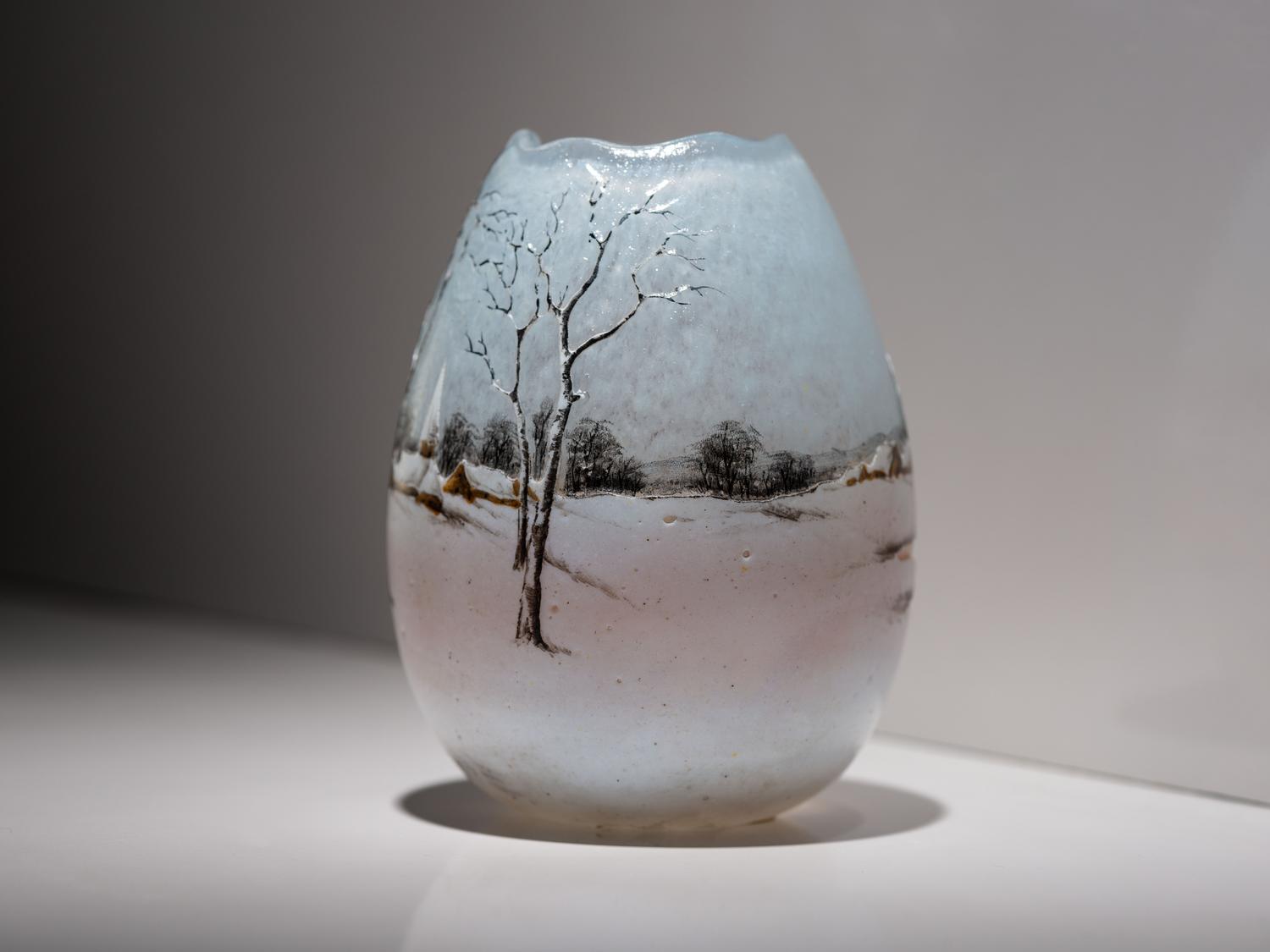 Dutch Winter Scene Broken Egg