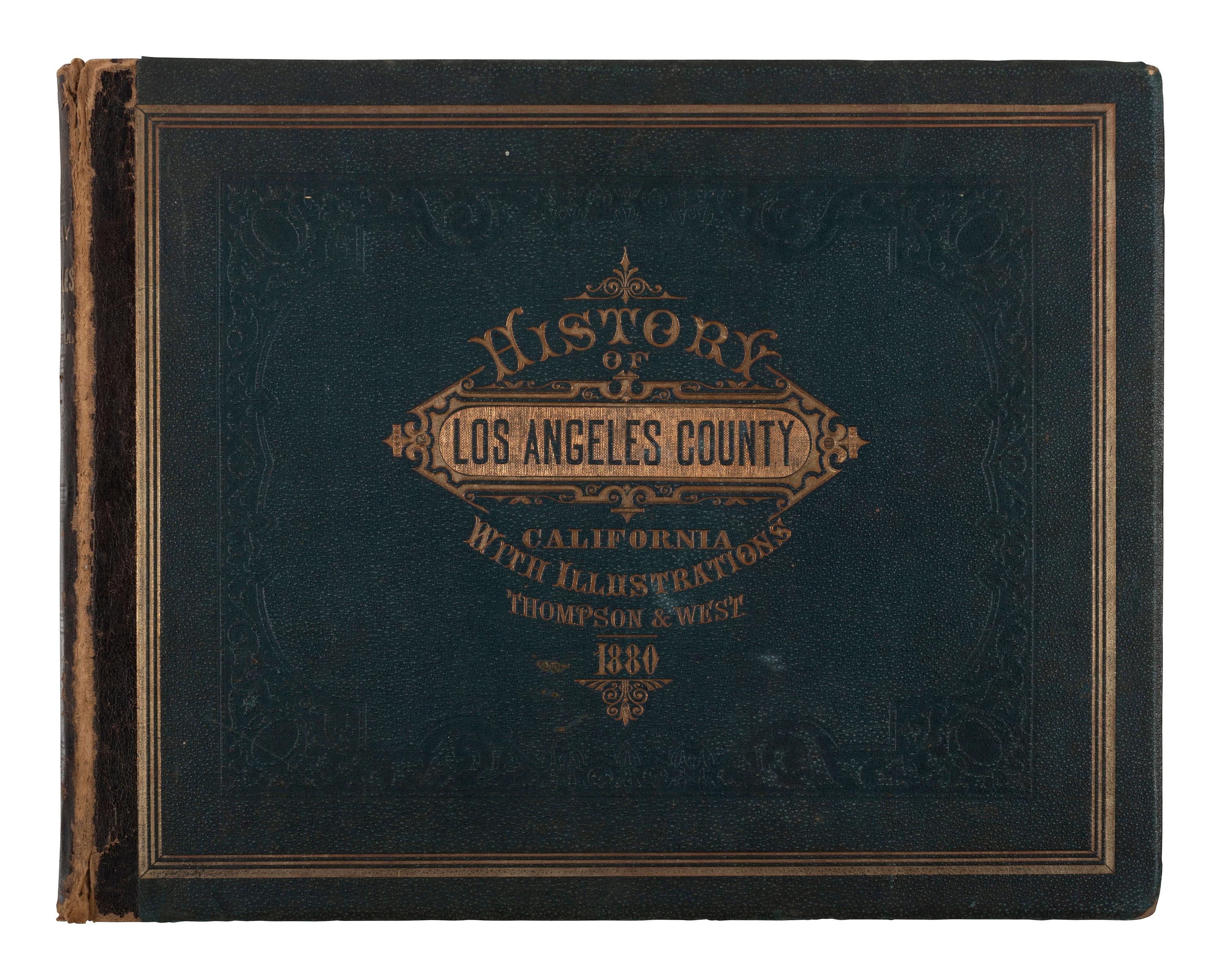 [CALIFORNIA -- LOS ANGELES COUNTY]. History of Los Angeles County, California, with Illustrations Descriptive of Its Scenery, Residences, Fine Blocks, and Manufactories . Oakland, CA: Thompson & West, 1880.