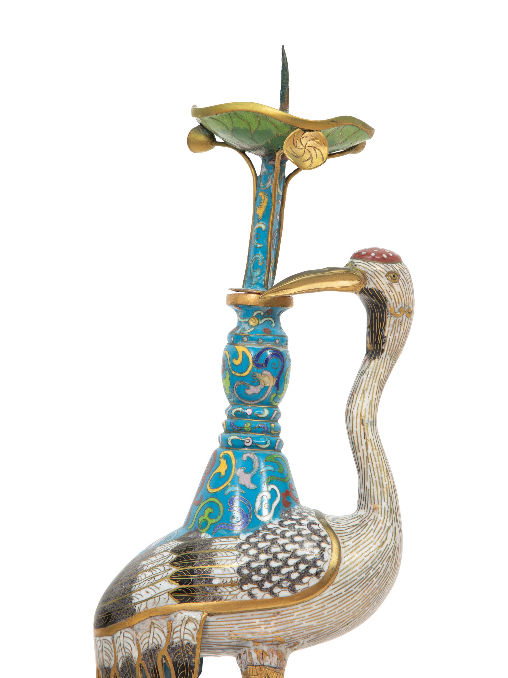 Three Chinese Cloisonné Articles