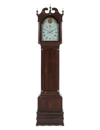 A George III Oak Tall Case Clock