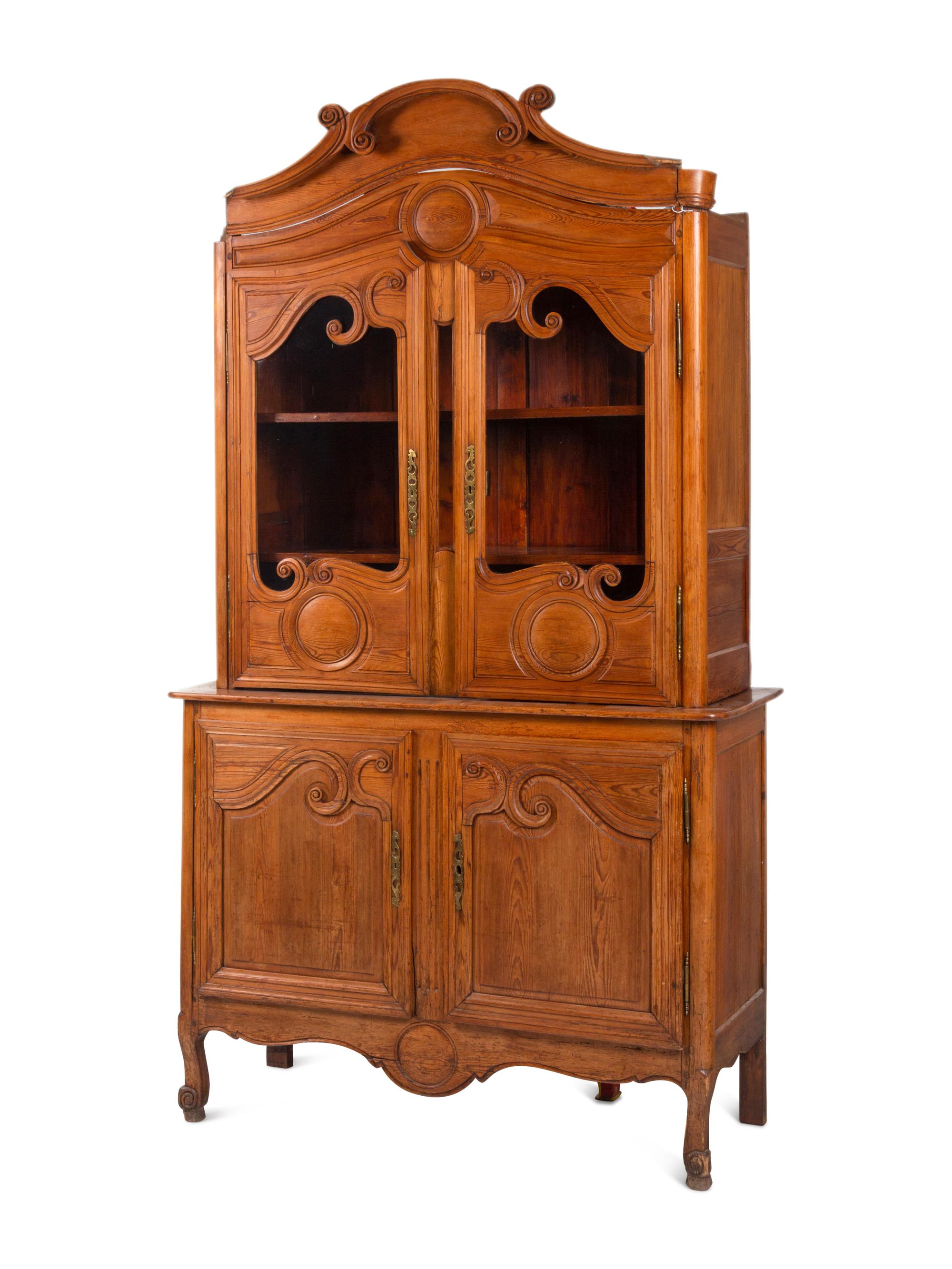 A French Provincial Oak Cabinet