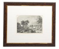 A Group of Ten Black and White Prints Sight size 6 x 8 1/2 inches — 19TH CENTURY