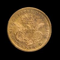 A United States 1874-CC Liberty Head $20 Gold Coin