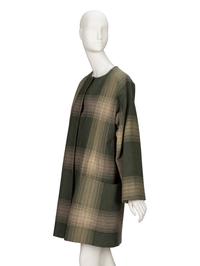 Bill Blass, Green Plaid Coat