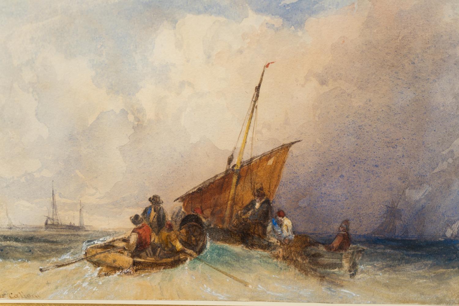 Fishing Boats at Sea