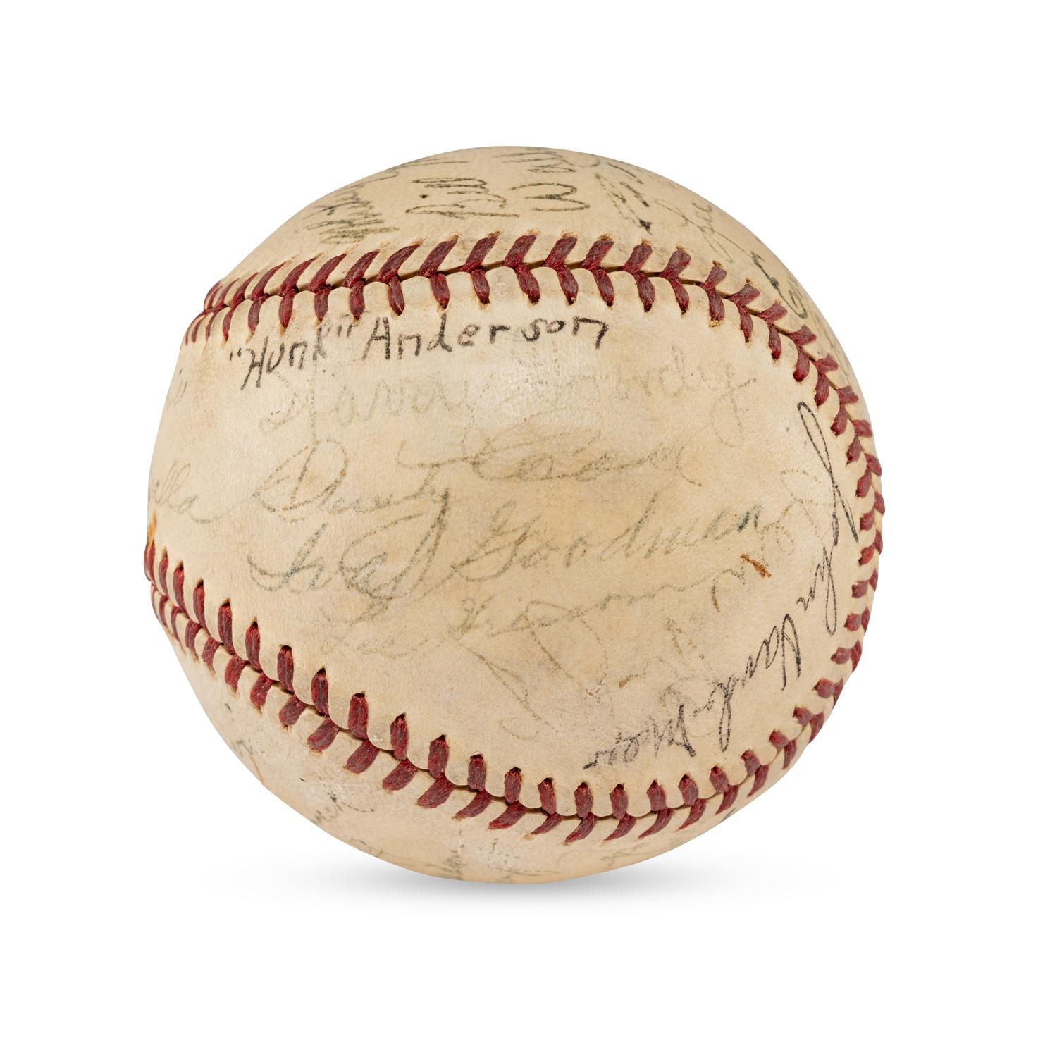 A 1938 Cincinatti Reds Team Signed Autograph Baseball (Beckett Authentication Services)