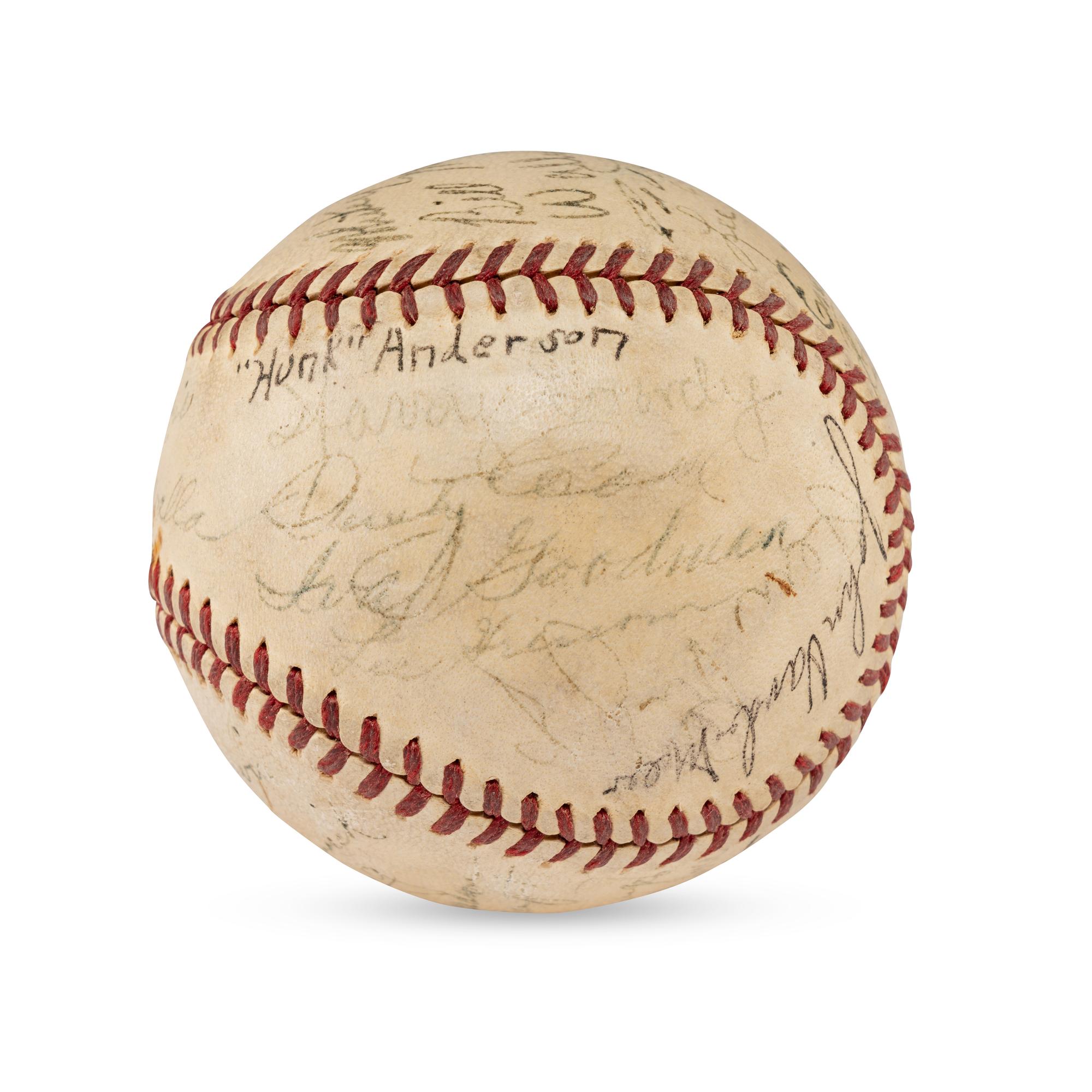 A 1938 Cincinatti Reds Team Signed Autograph Baseball (Beckett Authentication Services)