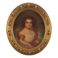 Attributed to Sarah Miriam Peale (1800-1885) — Three Portraits: Charles Salmon (1791-1835) and Eliza A. Wyant-Salmon (1792-1846) of Frederick County, Maryland, and Blanche Virginia Ogden (1853-1936), Circa 1820 and 1860