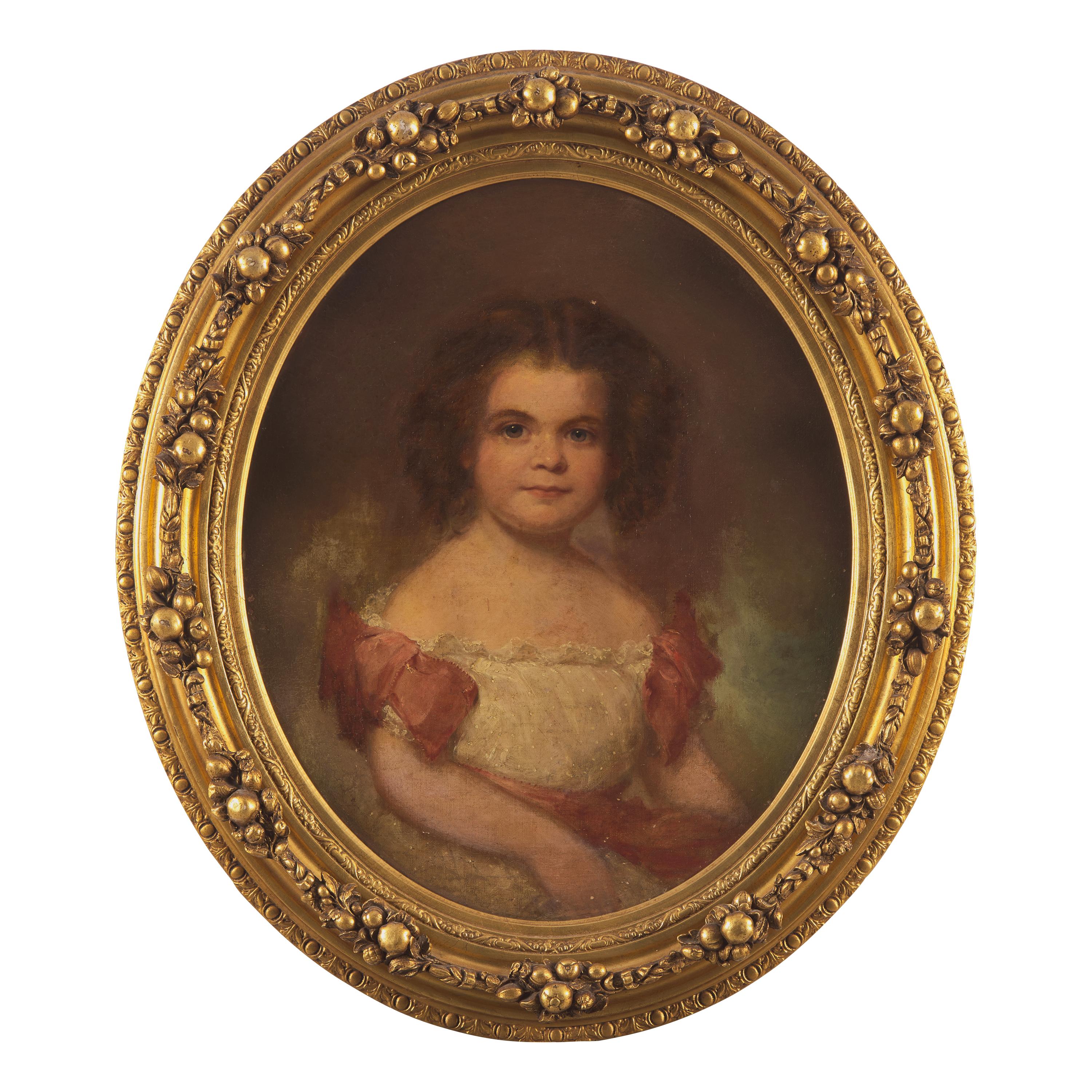 Attributed to Sarah Miriam Peale (1800-1885) — Three Portraits: Charles Salmon (1791-1835) and Eliza A. Wyant-Salmon (1792-1846) of Frederick County, Maryland, and Blanche Virginia Ogden (1853-1936), Circa 1820 and 1860