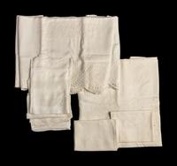 Two Sets of Palmer Family Sheets Embroidered with "BMHP" & "PP", 19th Century