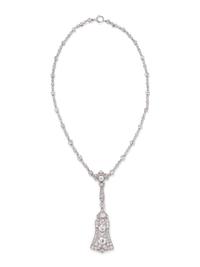 ART DECO, DIAMOND NECKLACE