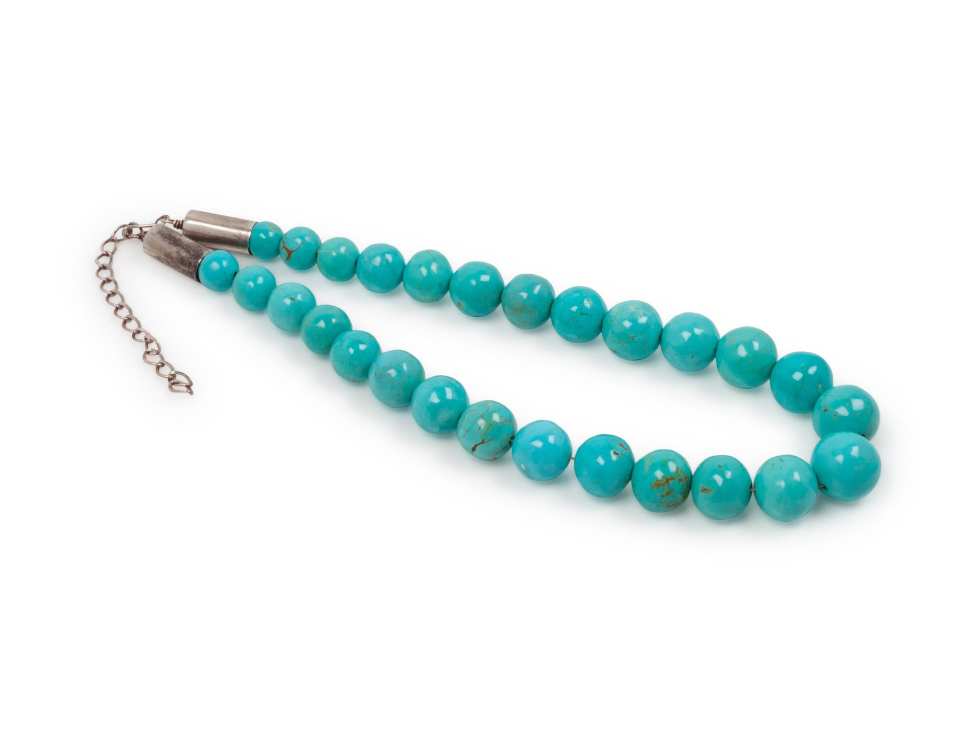 Turquoise Bead Necklace