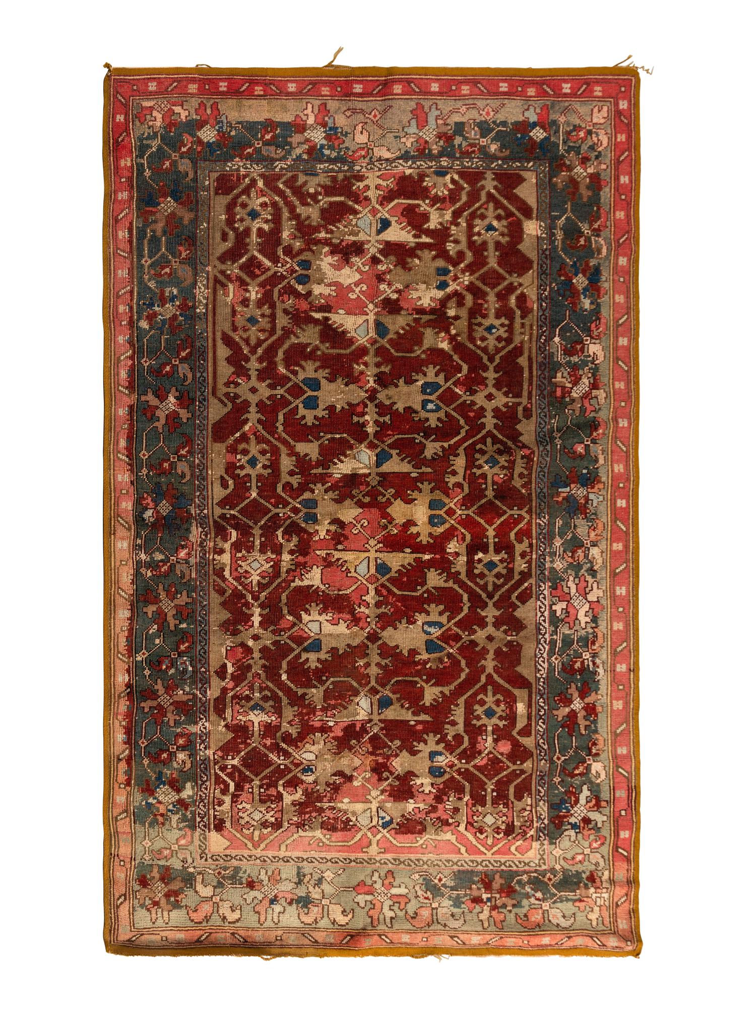 An Anatolian Wool "Lotto" Rug