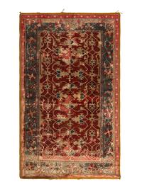An Anatolian Wool "Lotto" Rug