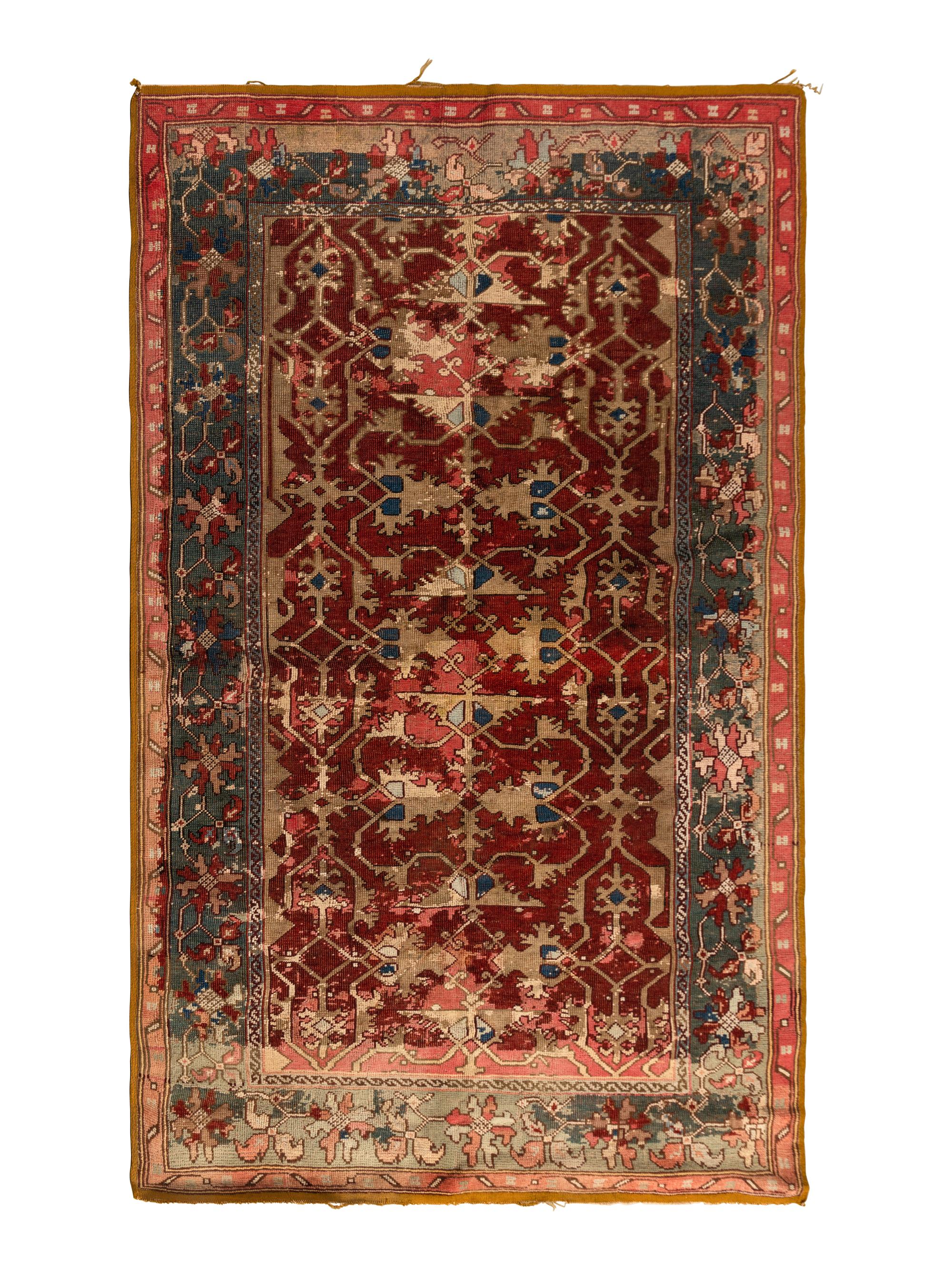 An Anatolian Wool "Lotto" Rug