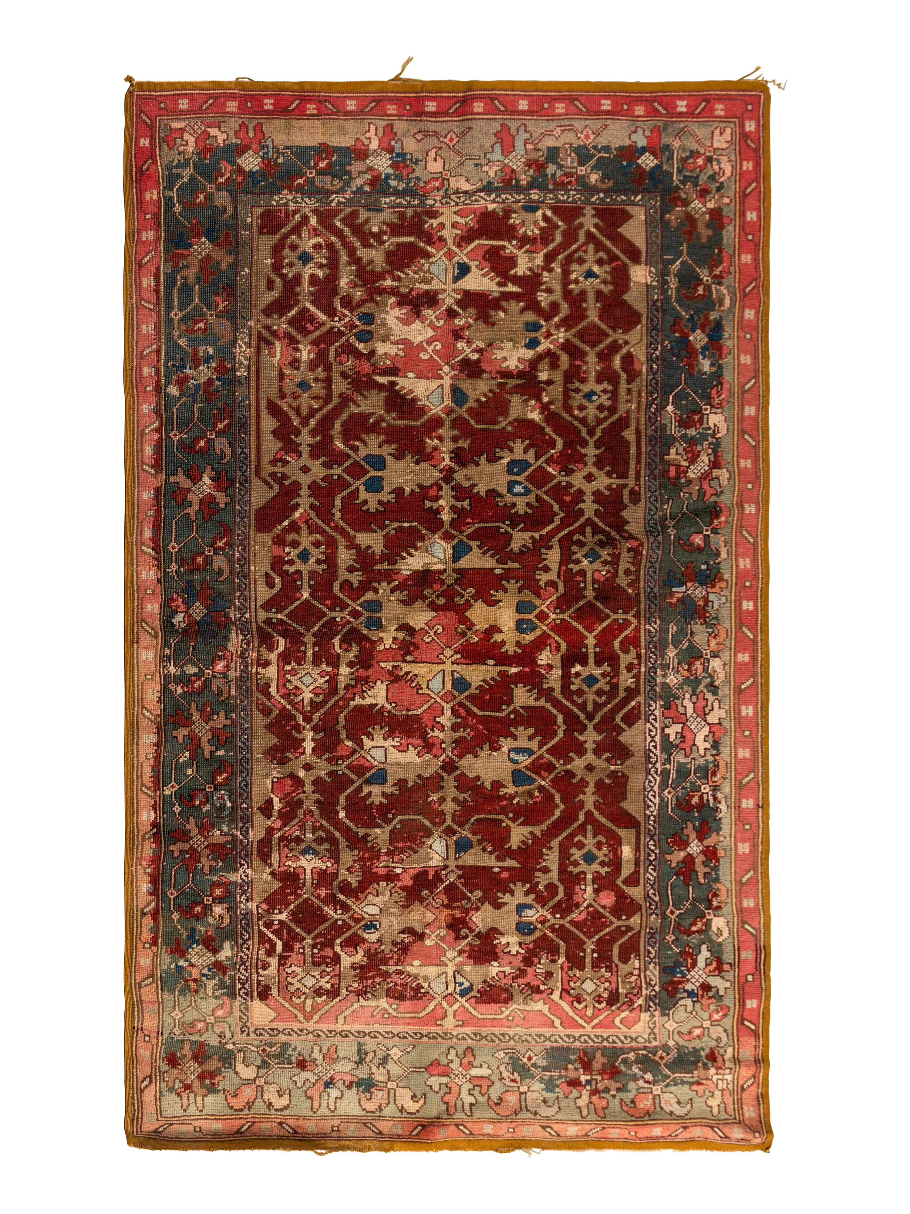 An Anatolian Wool "Lotto" Rug