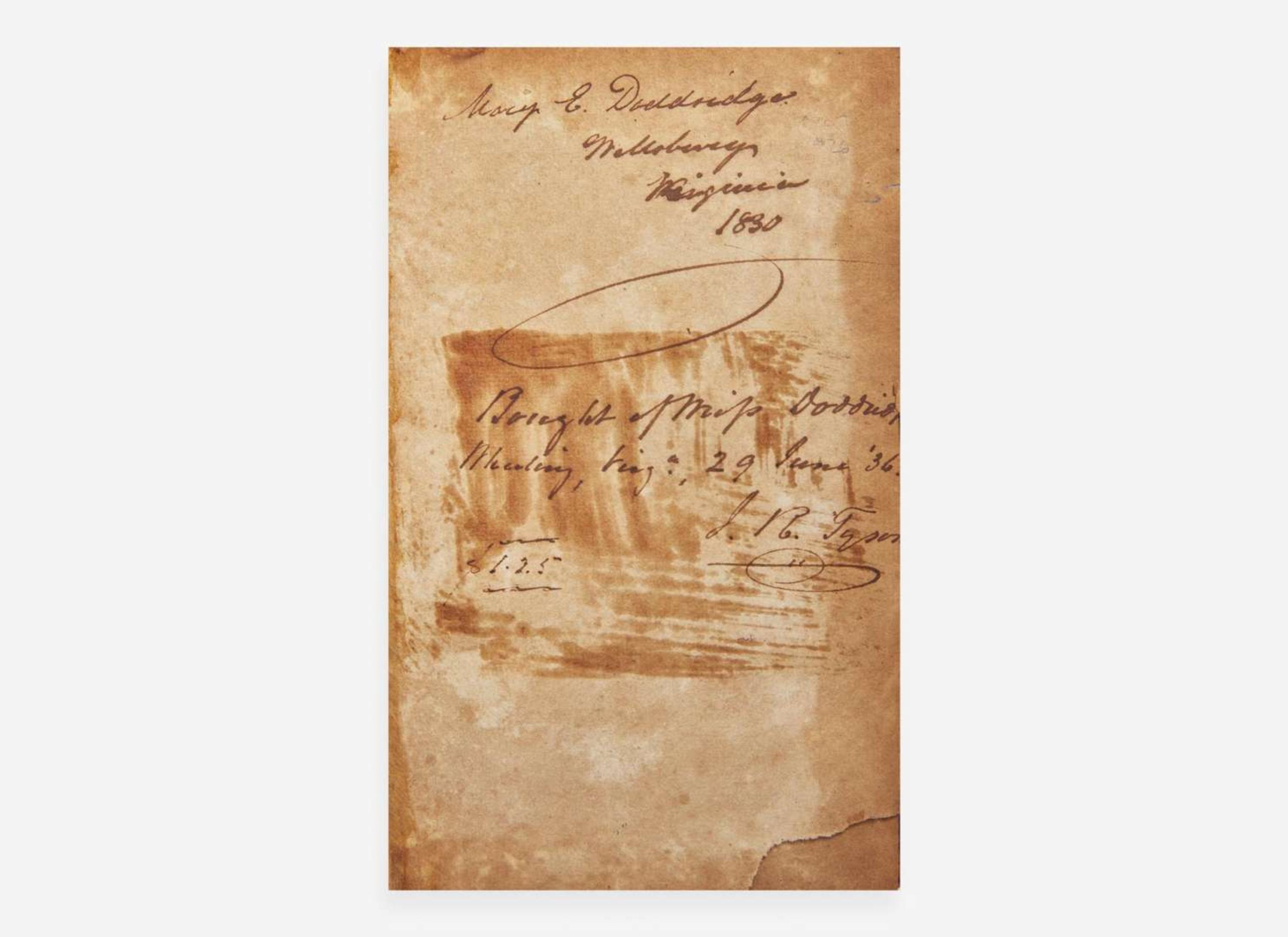 [Americana] Doddridge, Joseph: Notes, on the Settlement and Indian Wars, of the Western Parts of Virginia & Pennsylvania, from the year 1763 until the year 1783 inclusive...