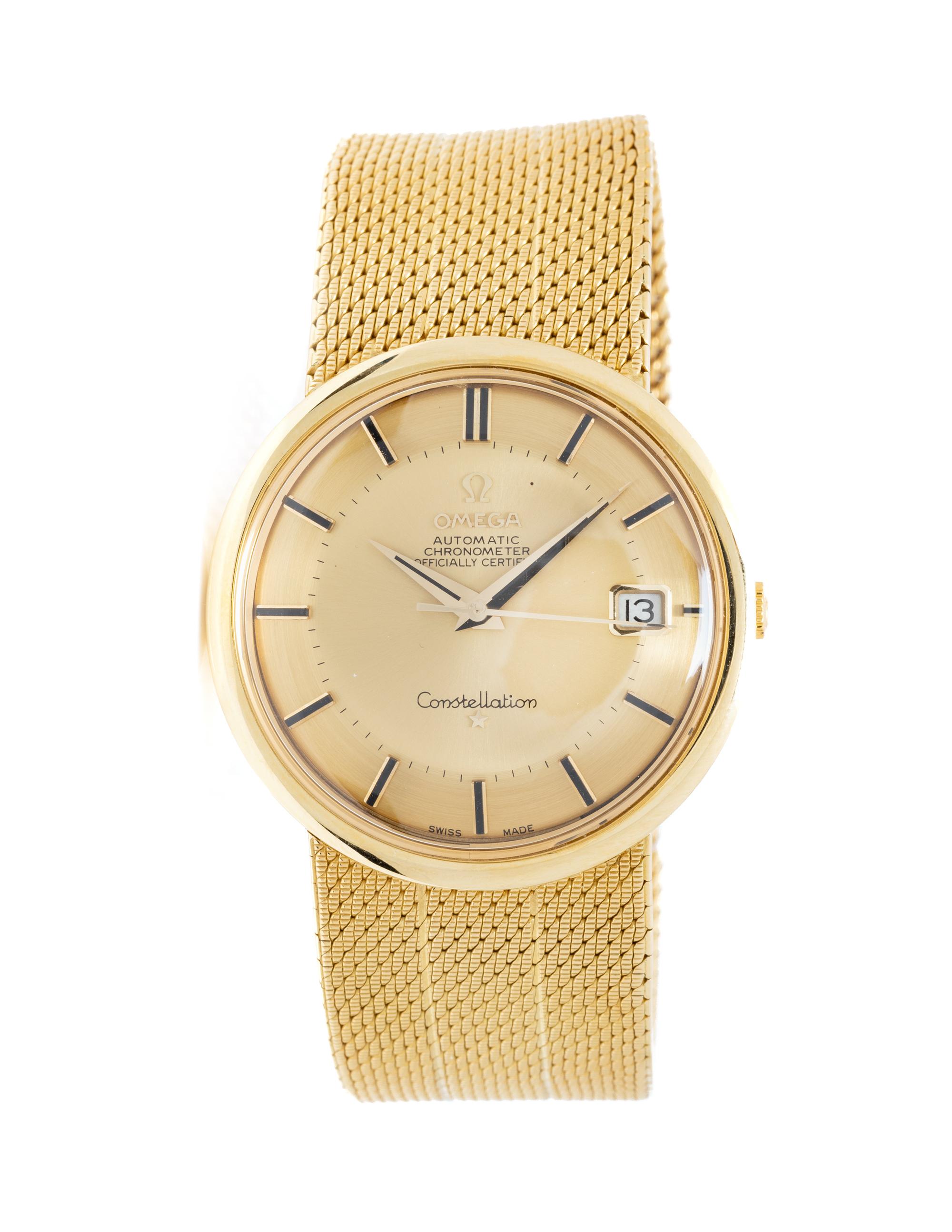 OMEGA, 18K YELLOW GOLD 'CONSTELLATION' WATCH