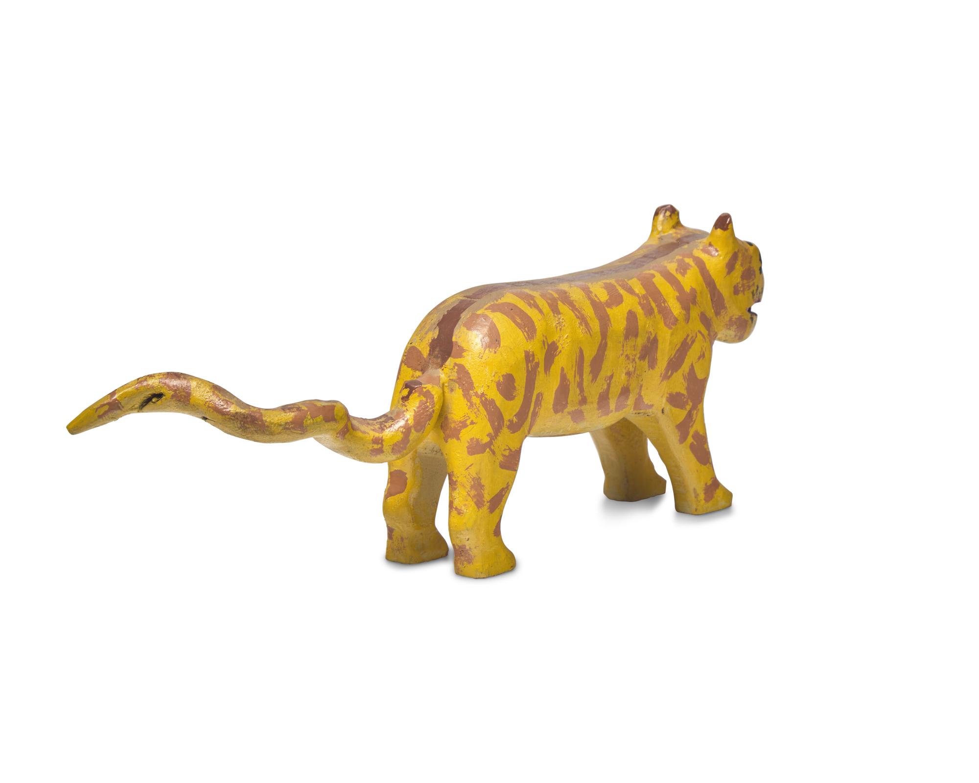 Miles Burkholder Carpenter (1889-1985), A Carved and Painted Figure of a Tiger