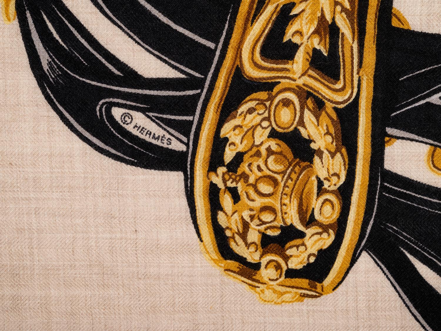 Hermès 140cm Cashmere/Silk Scarf