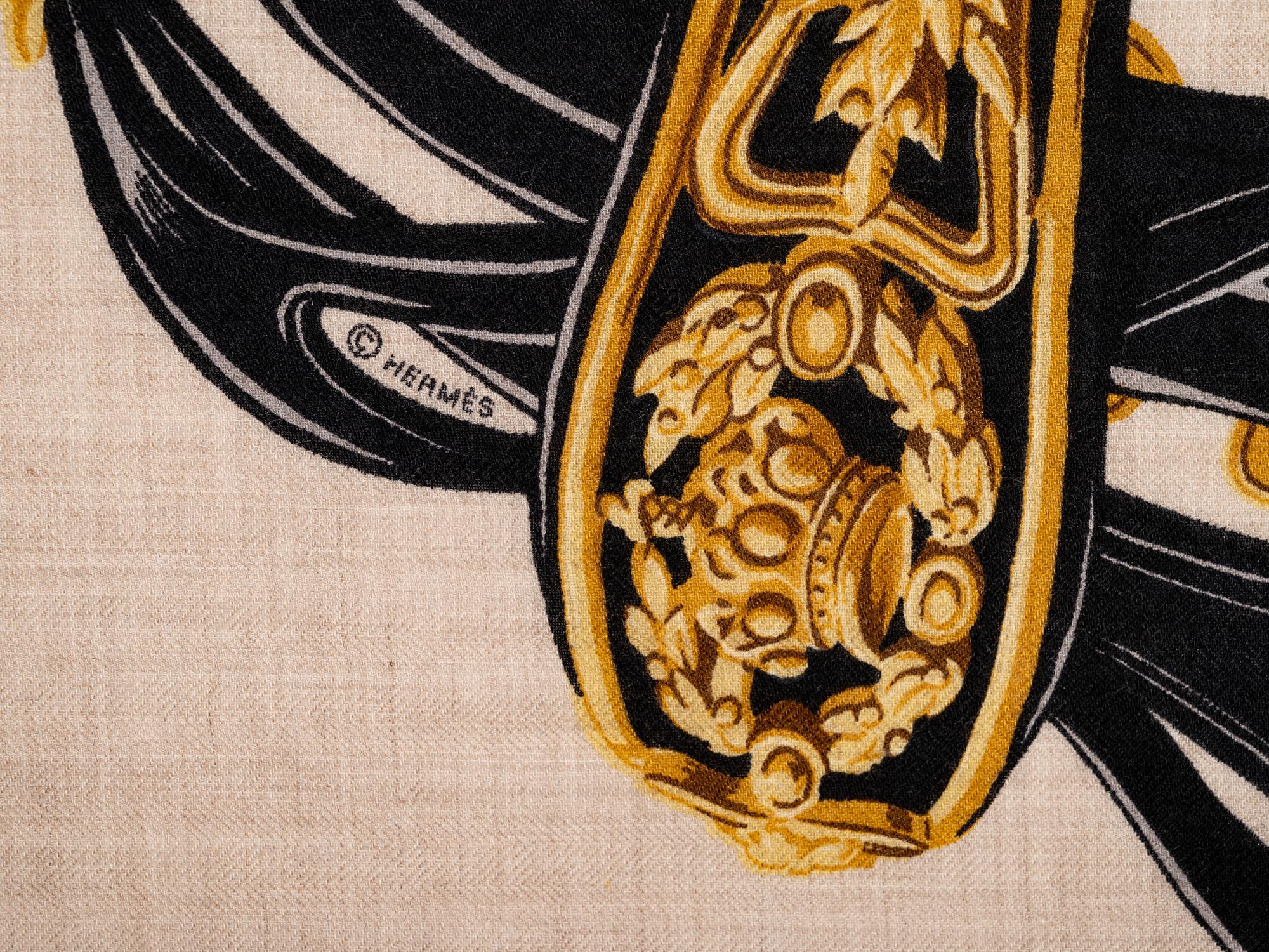 Hermès 140cm Cashmere/Silk Scarf