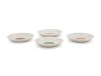 Set of Four Ashtrays Sterling China, USA