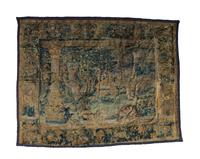 A Beauvais Tapestry 90 1/2 X 130 1/4 inches. — 19TH CENTURY