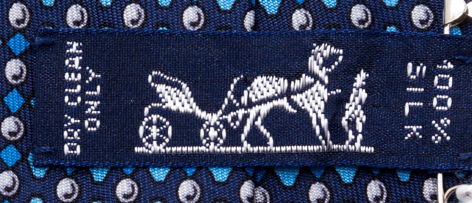 A Pair of Hermès Silk Ties,