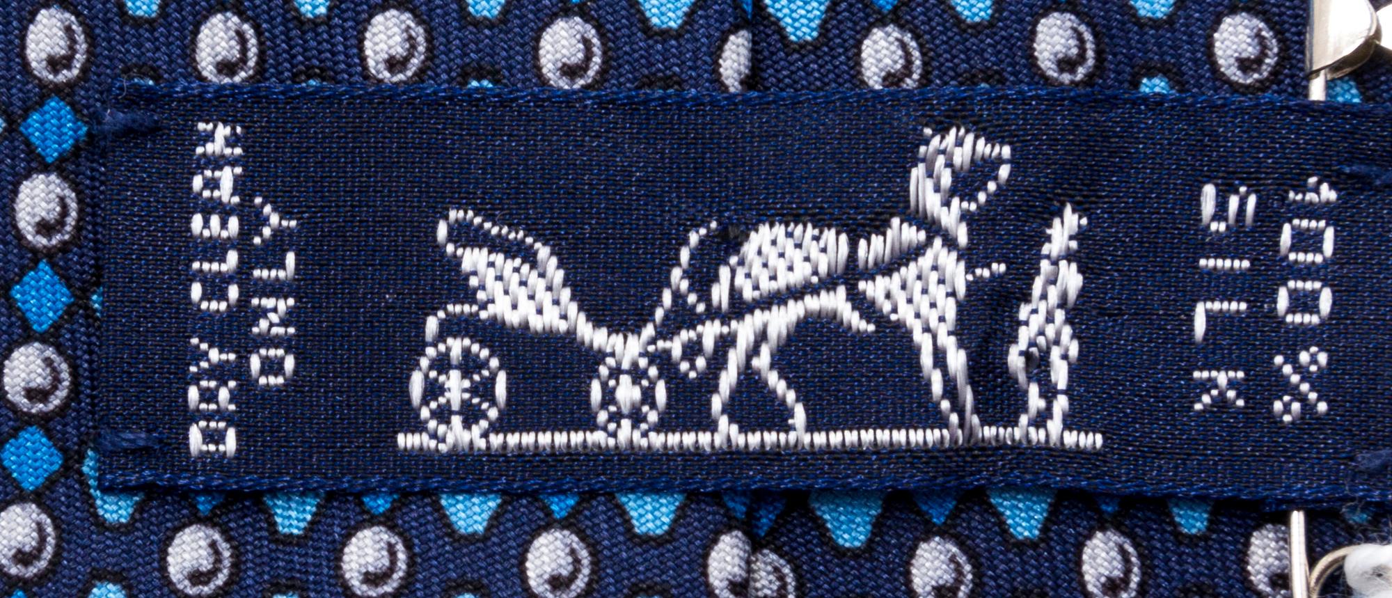 A Pair of Hermès Silk Ties,