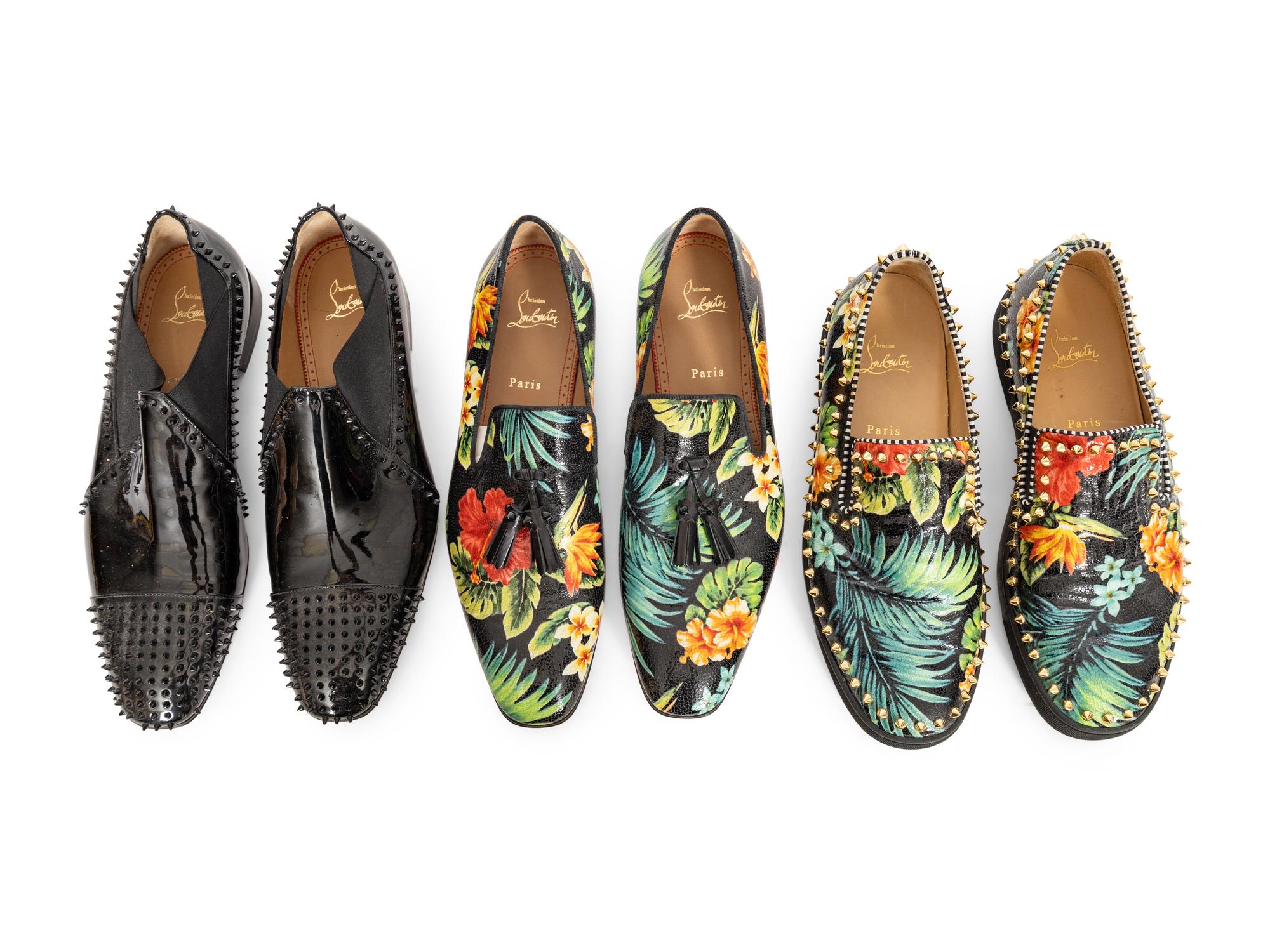 Christian Louboutin, Three Pairs of Men's Shoes