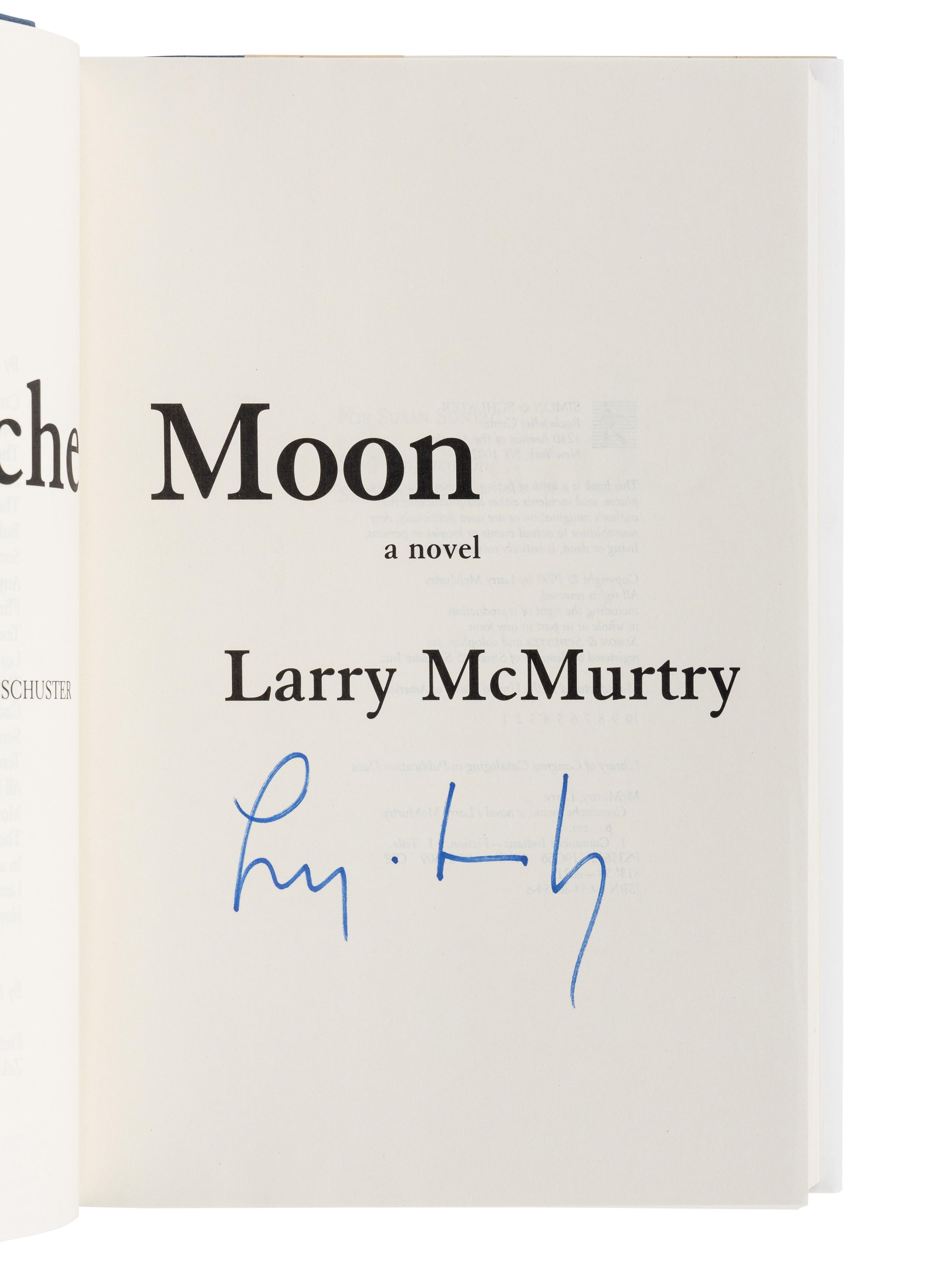 McMURTRY, Larry (1936-2021). A group of 4 FIRST EDITION works from McMurtry’s Lonesome Dove series, MANY SIGNED, comprising: