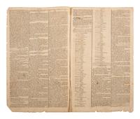 [POLITICS]. Gazette of the United States . NO. XXXIII. New York: John Fenno, 5 August 1789. Editorial signed in type by Alexander Hamilton under his pen name.