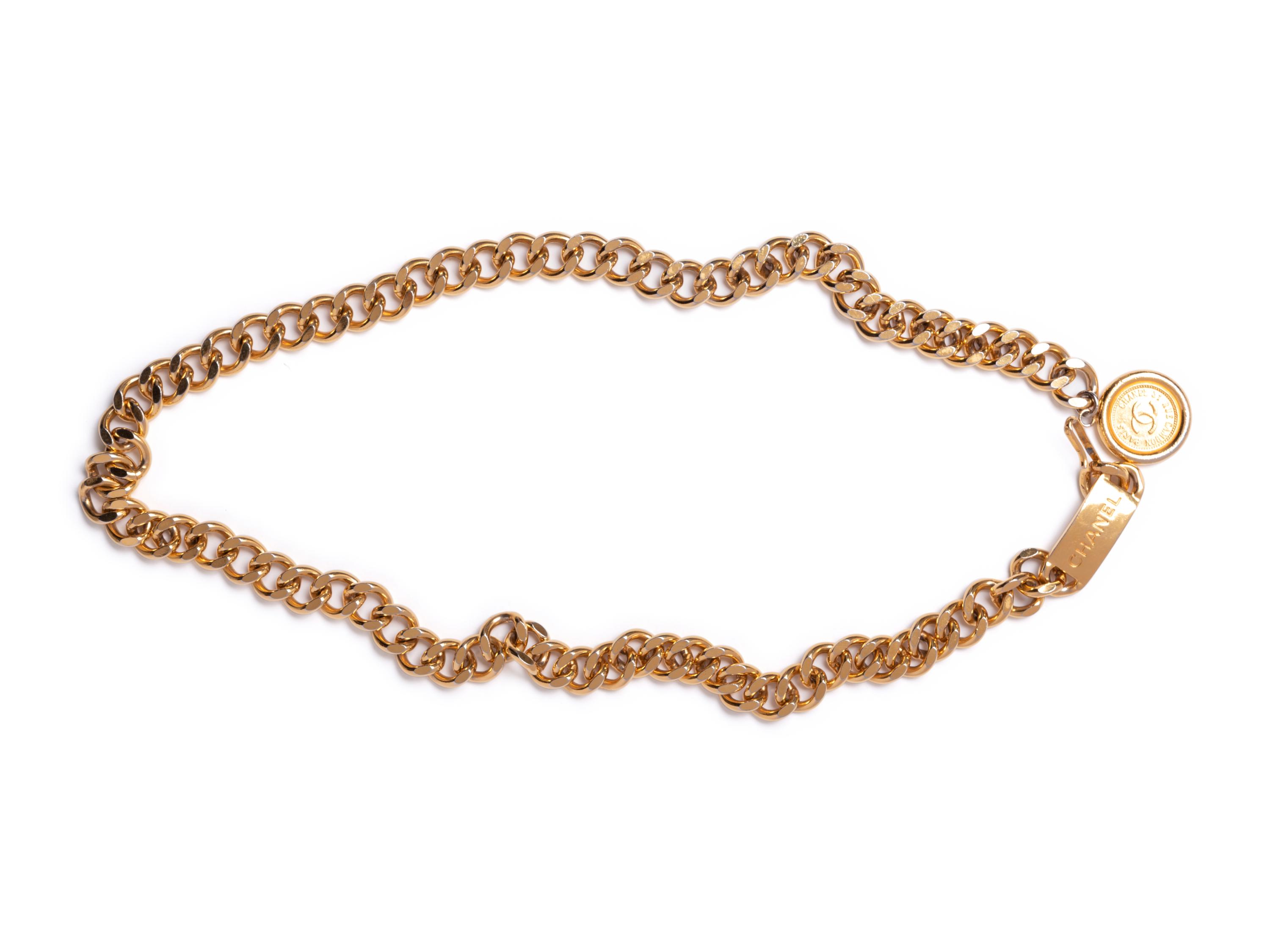 Chanel Medallion Chain Belt, 1990-1991
